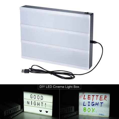 A4 Size Diy Led Cinema Light Box Message Board With