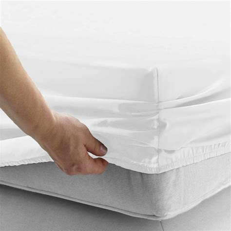 Hotel Quality Extra Deep 25 Cm White Fitted Sheet Bed Sheets Single