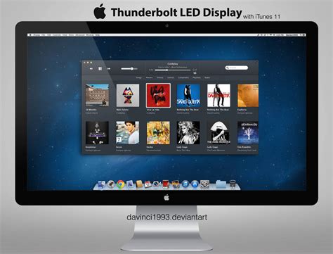 Apple Thunderbolt Display Psd Png Ico Icns By Davinci1993 On