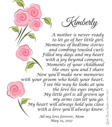 Check spelling or type a new query. A Mother Is Never Ready My Daughter Wedding Poem ...