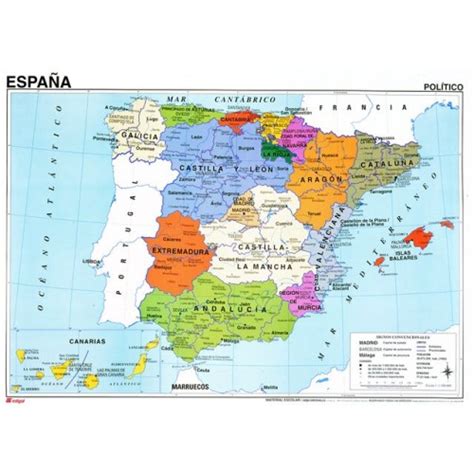 Mapa Mural EspaÑa Fp