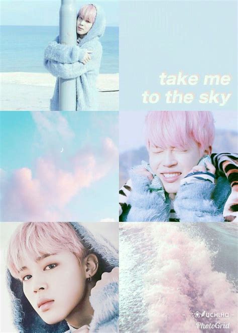 Jimin From Bts Aesthetic Pastel Pink And Blue Pastel Pink
