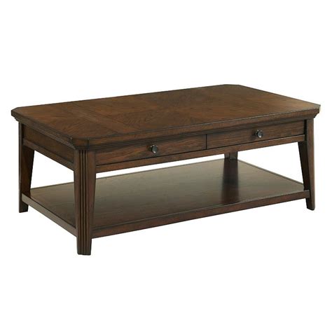 The lighting situation in the whole house right now is still pretty dim [see what i did there? Broyhill 4364-011 Estes Park Storage Coffee Table Discount ...