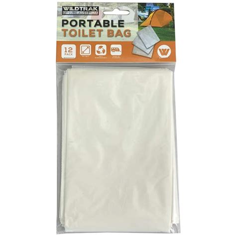 Wildtrak Portable Toilet Bags Biodegradable 12pk Reeds Prospecting Wa