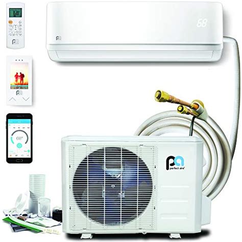 How to install & placement tips. PerfectAire DIY 12,000 BTU 17.5 SEER Quick Connect Ductless Mini-Split Heat Pump w/WiFi ...