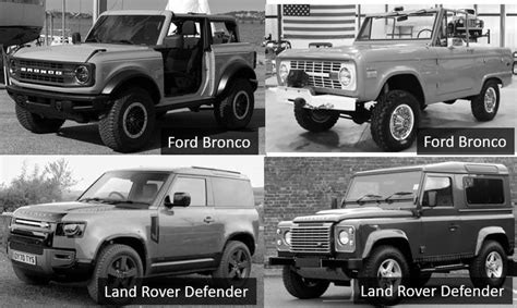 2021 Land Rover Defender Vs Ford Bronco Land Rover Defender Ford