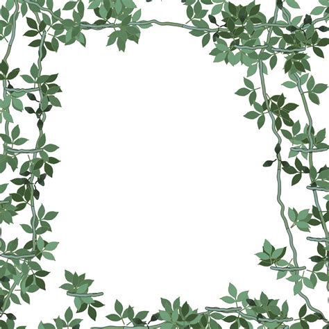 Green Leaf Frame Clip Art Image ClipSafari