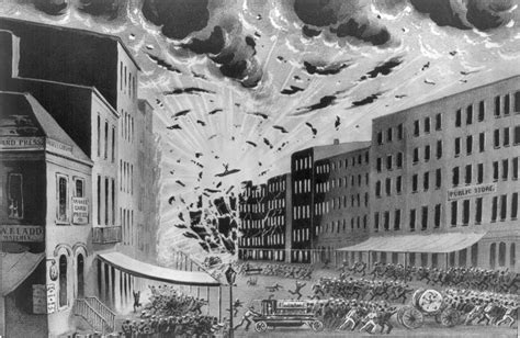Nyc Fire 1845 Explosion Loc Great New York City Fire Of 1845