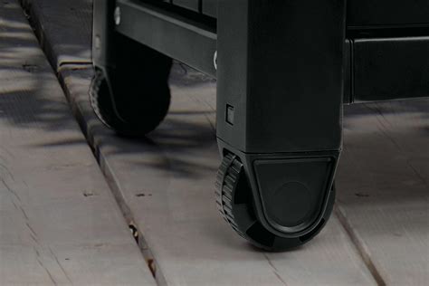 Keter Unity Portable Outdoor Table and Storage Cabinet with Hooks for