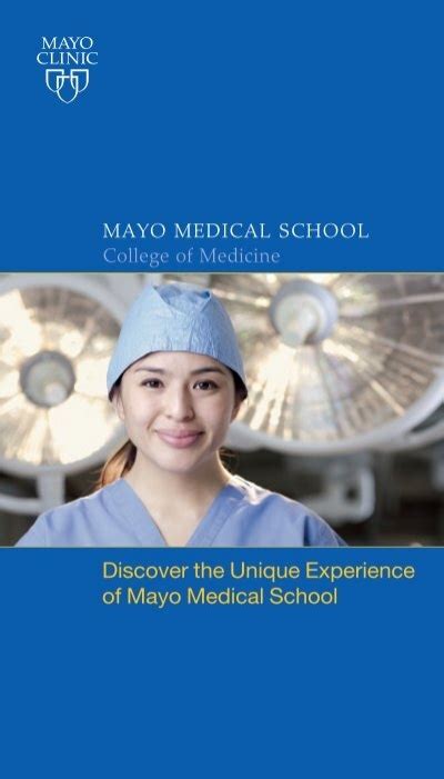 Mayo Medical School Brochure Mayo Clinic