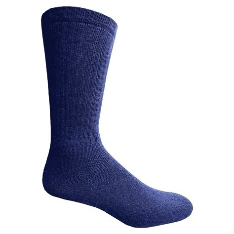 All Time Trading Mens Wholesale Cotton Crew Socks Navy Sport Casual
