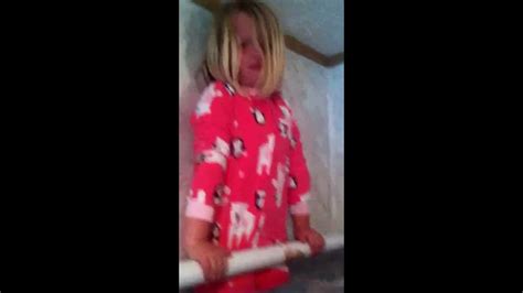 little sister gets stuck behind the bed youtube