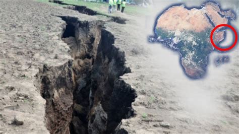 African Continent Is Shifting And Splitting Apart Creating A Tectonic