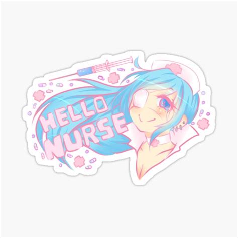 Helloooo Nurse Sticker By Visceraking Redbubble