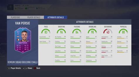 In the game fifa 21 his overall rating is 83. FIFA 19: Robin Van Persie SBC End of the Era Announced | FifaUltimateTeam.it - UK
