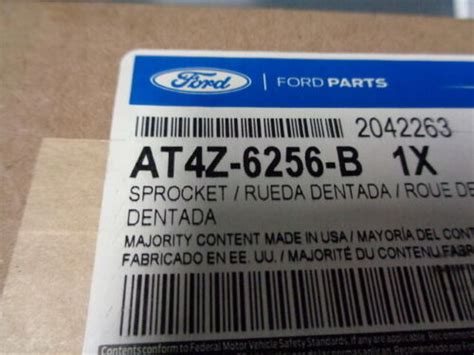 Genuine Ford Engine Timing Camshaft Sprocket At4z 6256 B Ebay