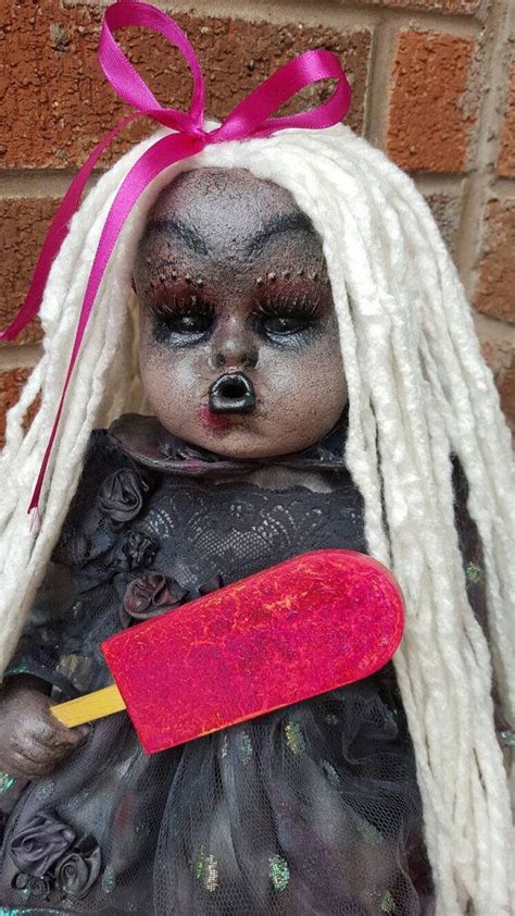 Ooak Horror Art Creepyporcelain Doll Horror Art Ooak Creepy Dolls