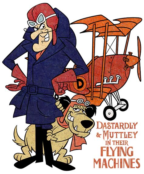 Dick Dastardly And Muttley In Their Flying Machines 60s Wacky Races