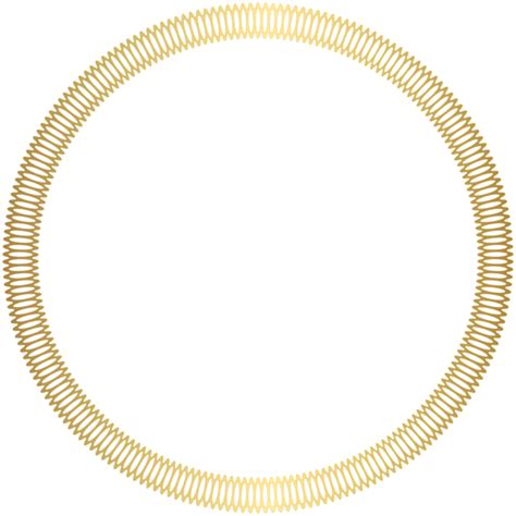 gold golden circle frame border sticker by @sherry420