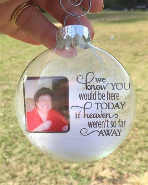 In Memory Ornament Personalized Christmas Ornament Etsy Canada In