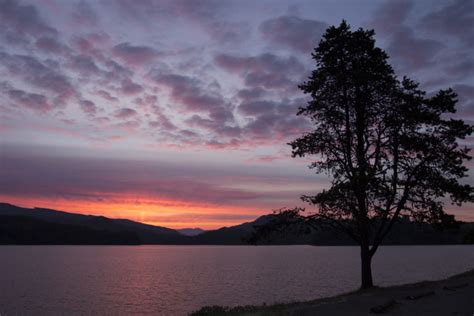 Sunset Over Lake Royalty Free Photo