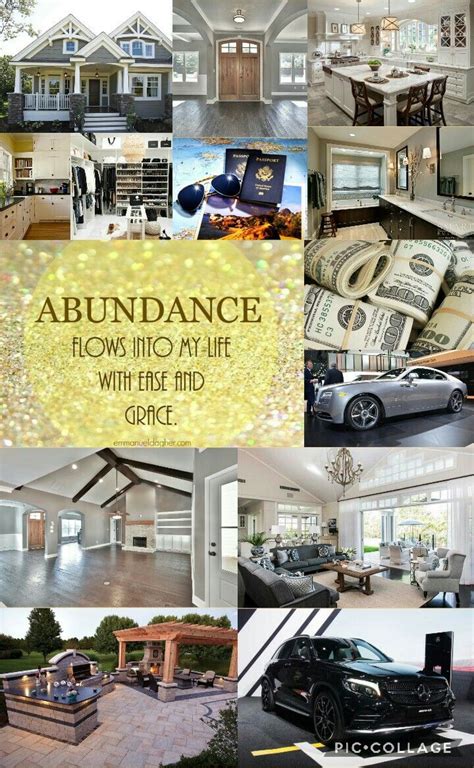 This Is My Abundance And Prosperity Vision Board To Remind Me Of The