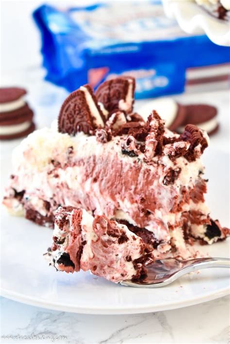 Red Velvet Oreo No Bake Cheesecake Supremely Rich And Creamy