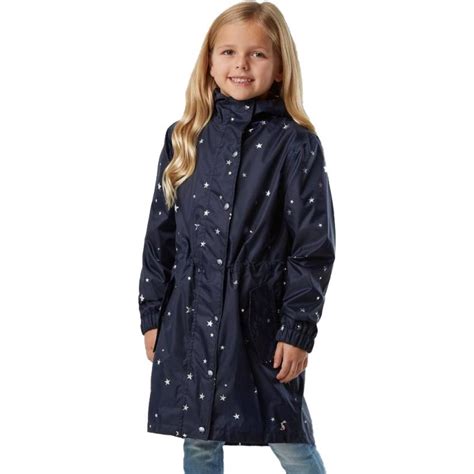 Joules Girls Z Odr Golightly Lightweight Waterproof Parka Coat Jacket