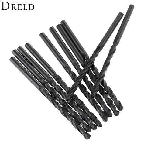 10pcs 3mm Twist Drill Bit Straight Shank Hss Drill Bits Woodworking