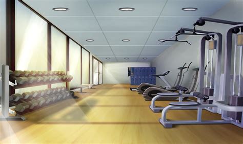 Can Someone Create Me A Scene Of People Using This Gym Background With