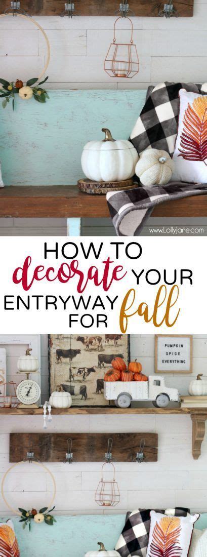 How To Decorate Your Entryway Beautifully For Fall Fall Home Decor