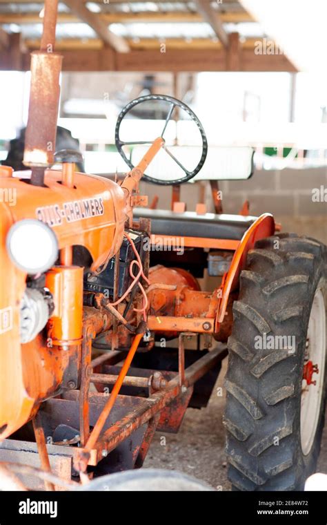 An Old Allis Chalmers B Tractor On A Farm Near Uriah Alabama Allis