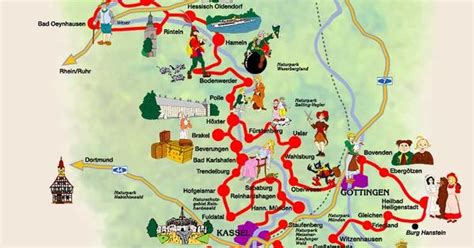 Germanys Fairy Tale Road A Grimm Fairy Tales Map Takes You To All The