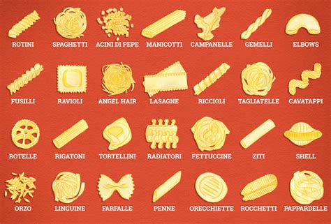 All Of The Important Types Of Pasta Noodles Illustrated Thrillist