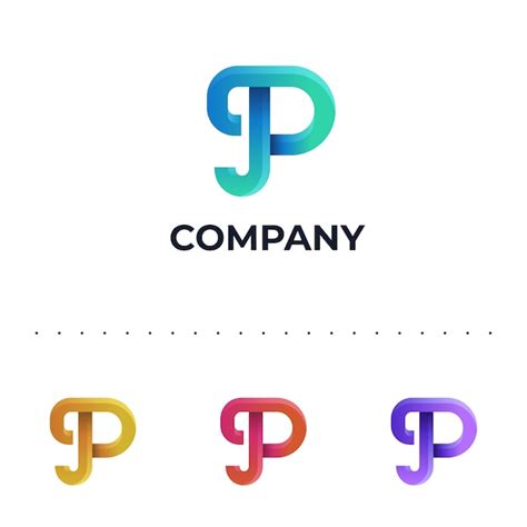 Premium Vector Gradient P Letter Logo