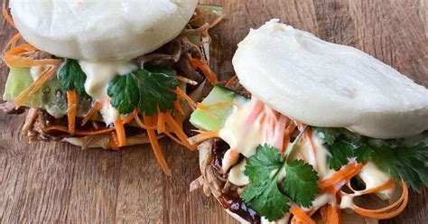 Slow Cooker Asian Style Pulled Pork Bao Buns Vj Cooks