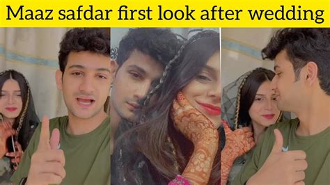 Maaz Safdar And Saba Abbasi First Look After Wedding Youtube