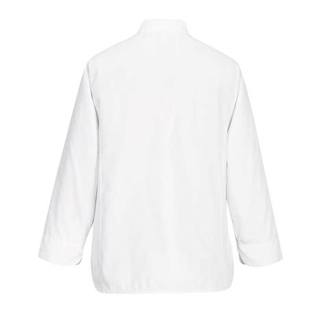 Portwest Rachel Women S Chefs Jacket L S White Order Uniform Uk Ltd