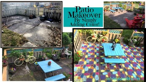 Paint Old Concrete For A Colorful Patio Makeover My