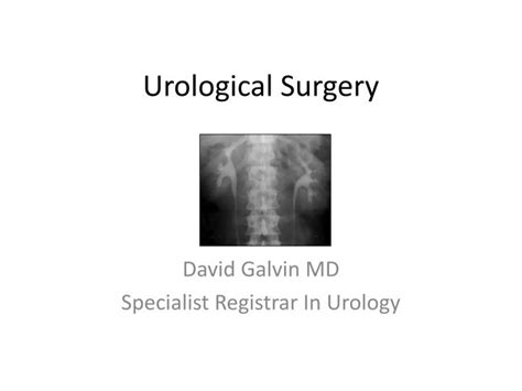 Ppt Urological Surgery Powerpoint Presentation Free Download Id783004
