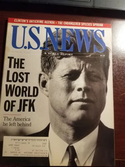 Us News And World Report The Lost World Of Jfk Nov 15 1993 995