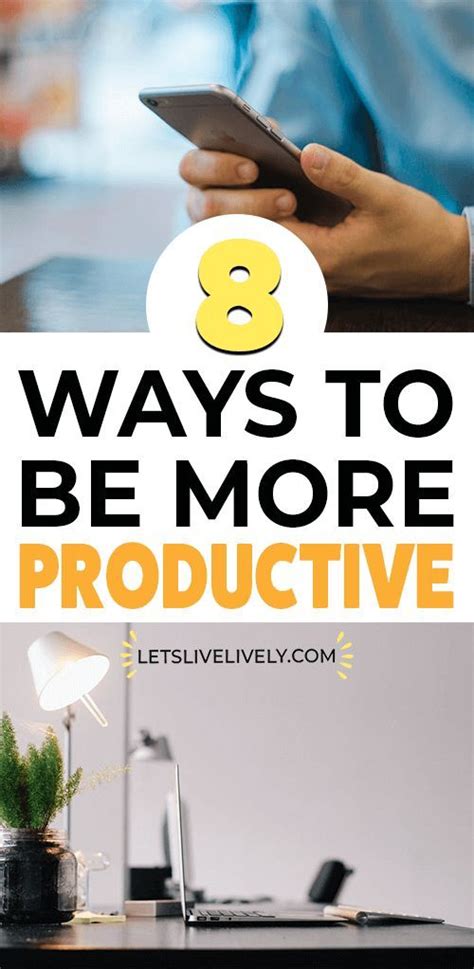 8 Tips To Help You Stay Productive So You Can Get More Done Effective