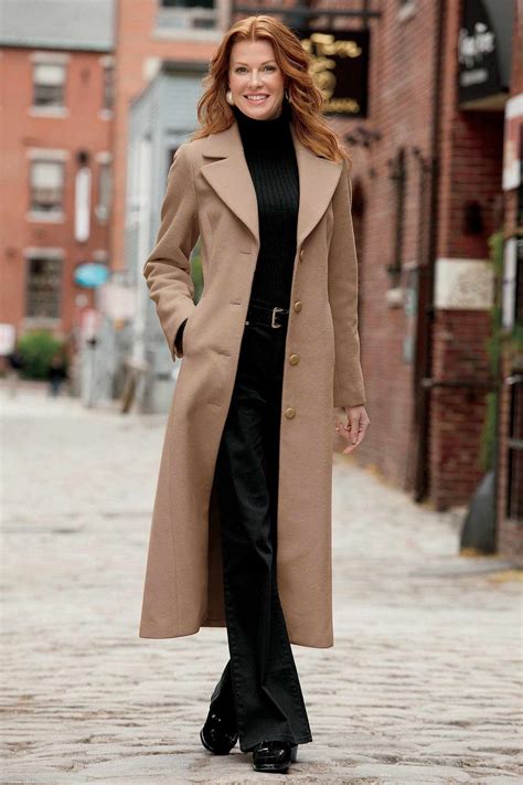 Classic Long Wool Coat Womens Chadwicks Fashion Long Wool Coat Women Style