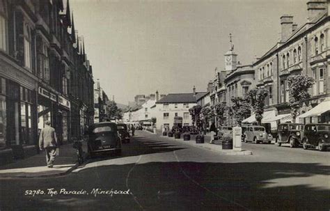 Somerset Minehead The Parade Probably 1950s Street View Scenes