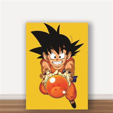 Poster Goku Dragon Ball A4 Elo7 Produtos Especiais