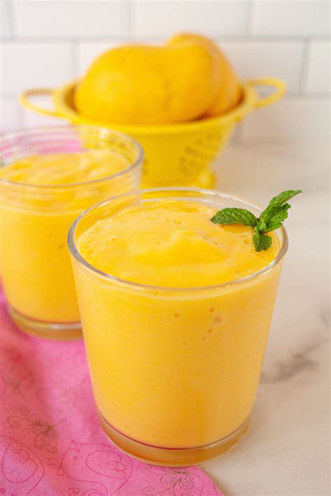 Mango Smoothie Cool And Refreshing It Is A Keeper