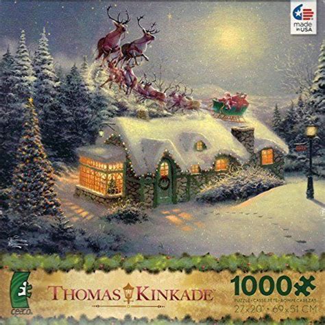 Ceaco Thomas Kinkade Jigsaw Puzzle Holiday Blessings Christmas Eve