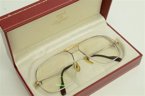 Authentic Cartier Vintage Eyeglasses Tank Platine Louis 62 14 Etsy Sweden