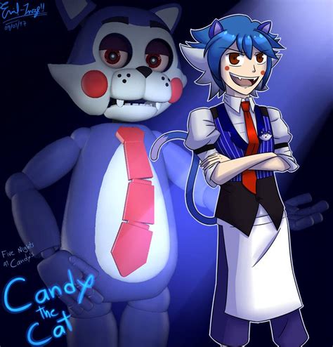 Fnac Candy The Cat Remastered By Emil Inze Anime Fnaf Fnaf