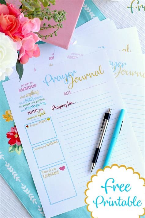 15 Printable Prayer Journal Templates For 2021 Happier Human